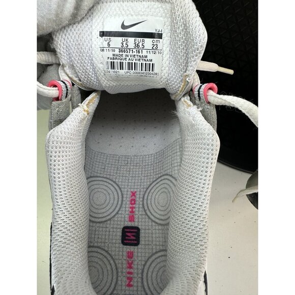 Nike Shox NZ SL Women's Running Shoes US Sz 6 White Silver Pink - Picture 8 of 9